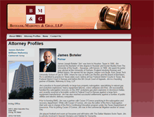 Tablet Screenshot of bmg-law.com